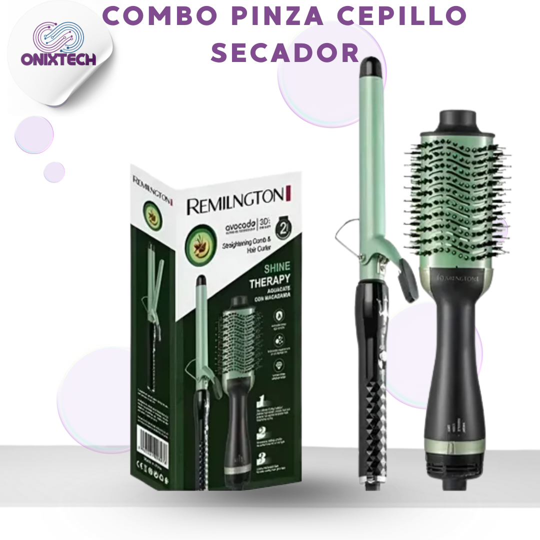 COMBO PINZA CEPILLO SECADOR